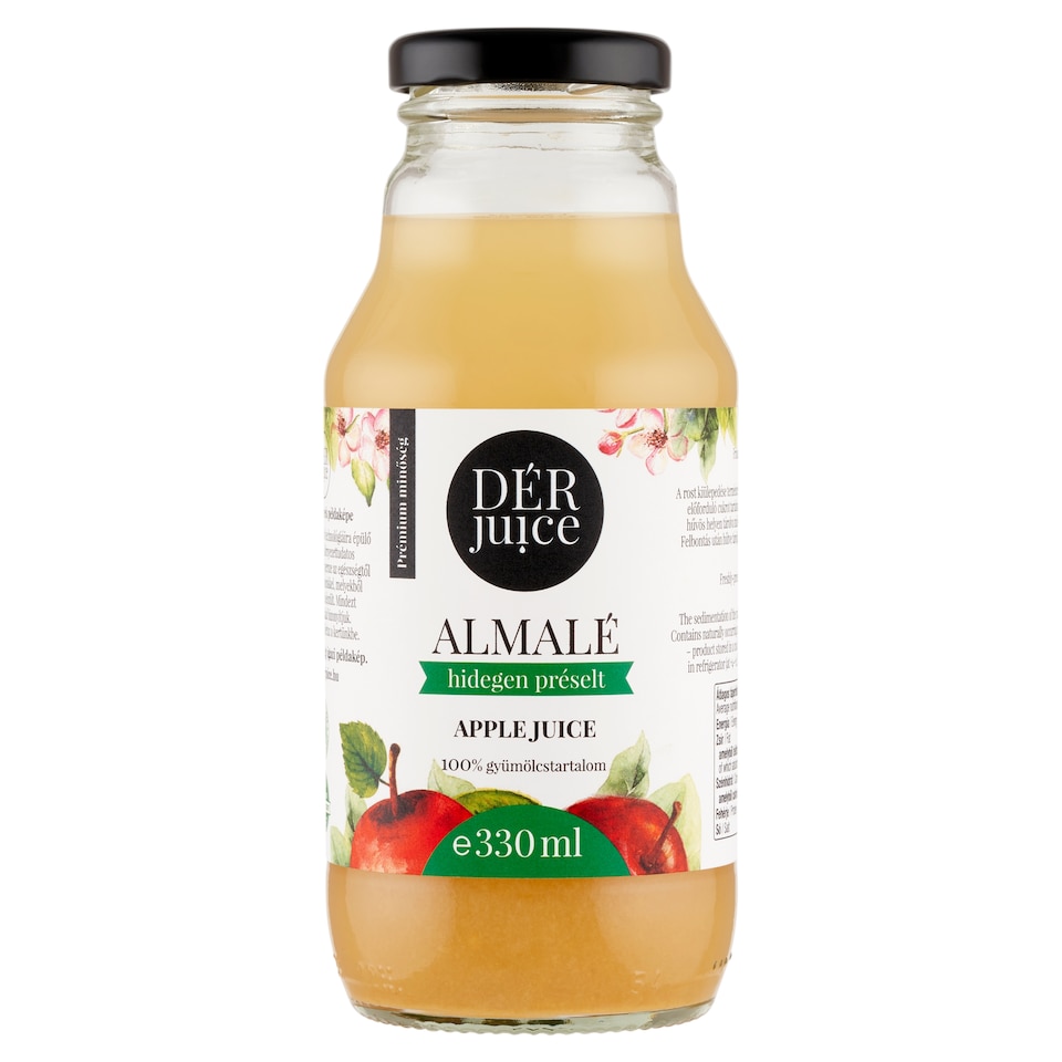 DÉR Juice 100% hidegen préselt almalé 330 ml