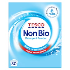 Tesco Non Bio. Washing Powder 80 Washes 5.2Kg