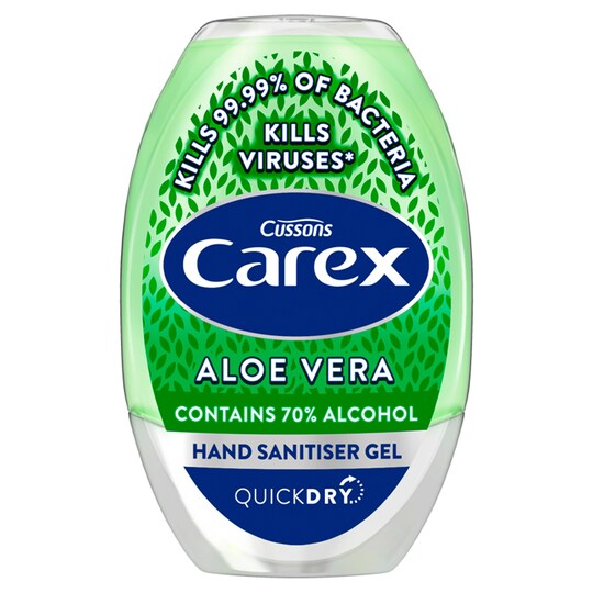 Carex Hand Gel Aloe Vera 50Ml Tesco Groceries