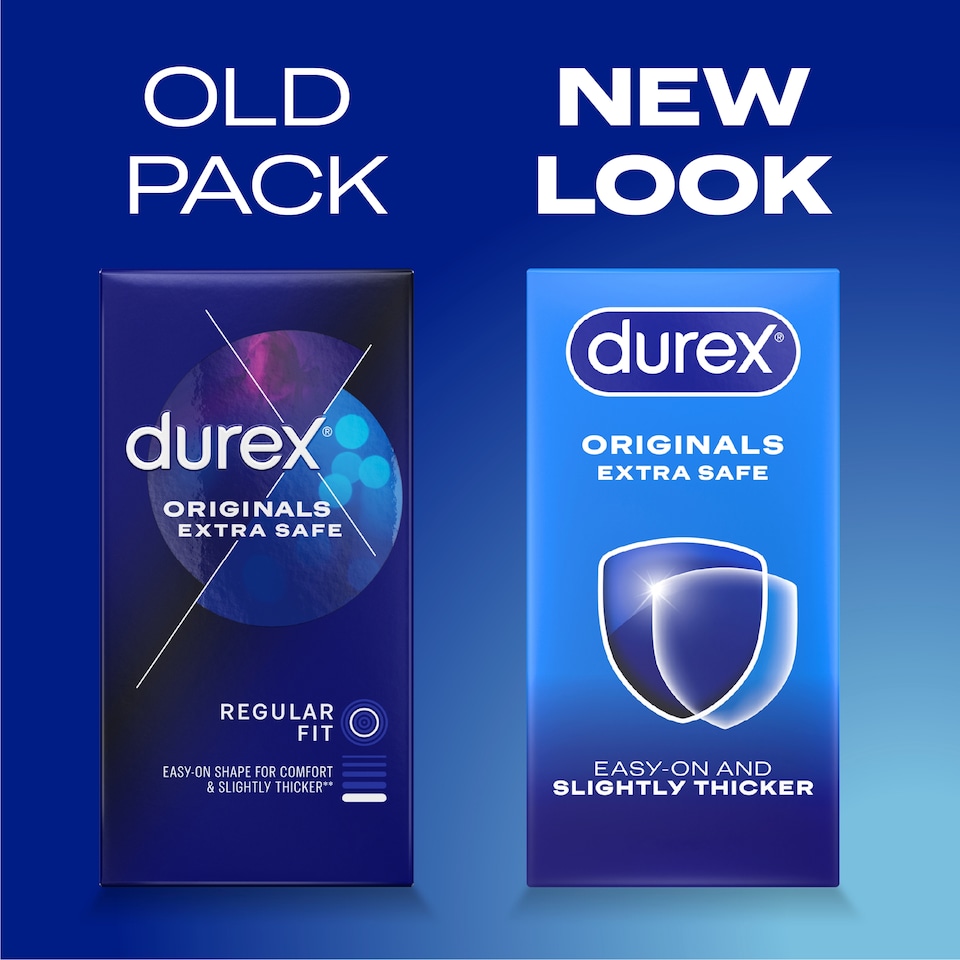 image 1 of Durex Originals Extra Safe Condoms Regular Fit 20 Pack