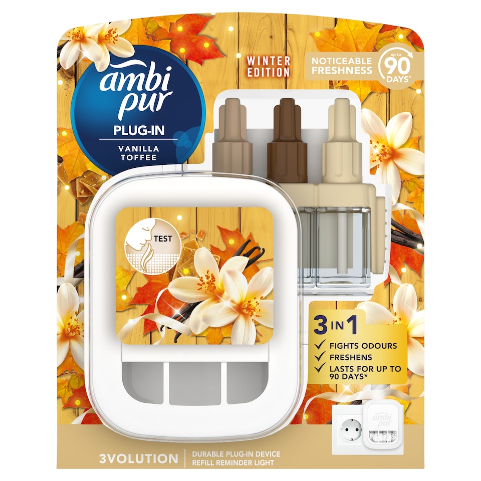 Ambi Pur 3Volution Okos Programozású Elektromos Légfrissítő Készülék Kezdőcsomag