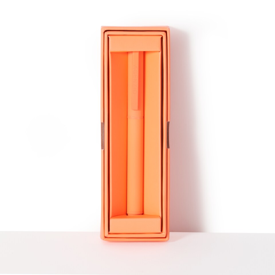 image 1 of Paperchase Agenzio Soft Touch Atomic Metal Pen