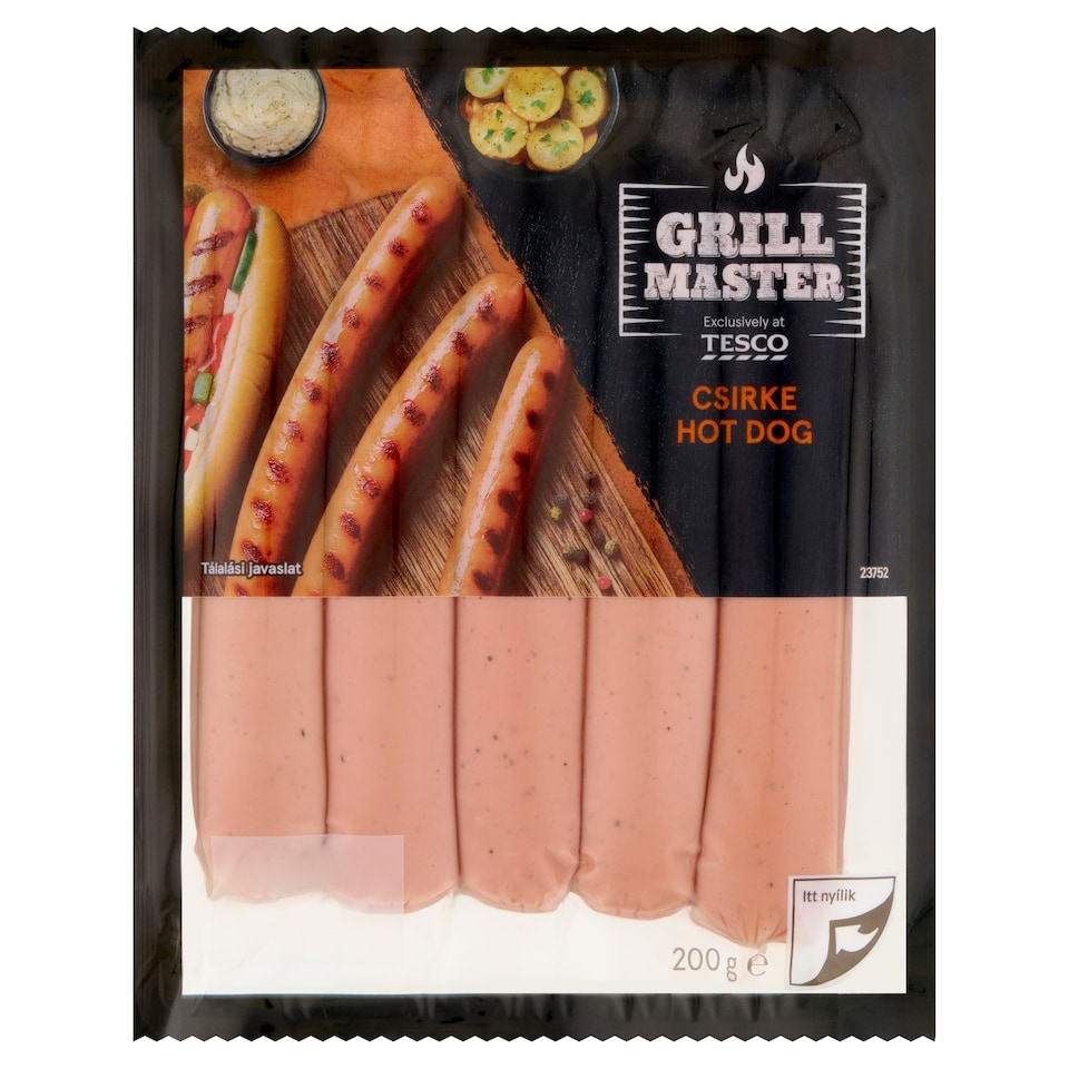Grill Master csirke hot dog 200 g