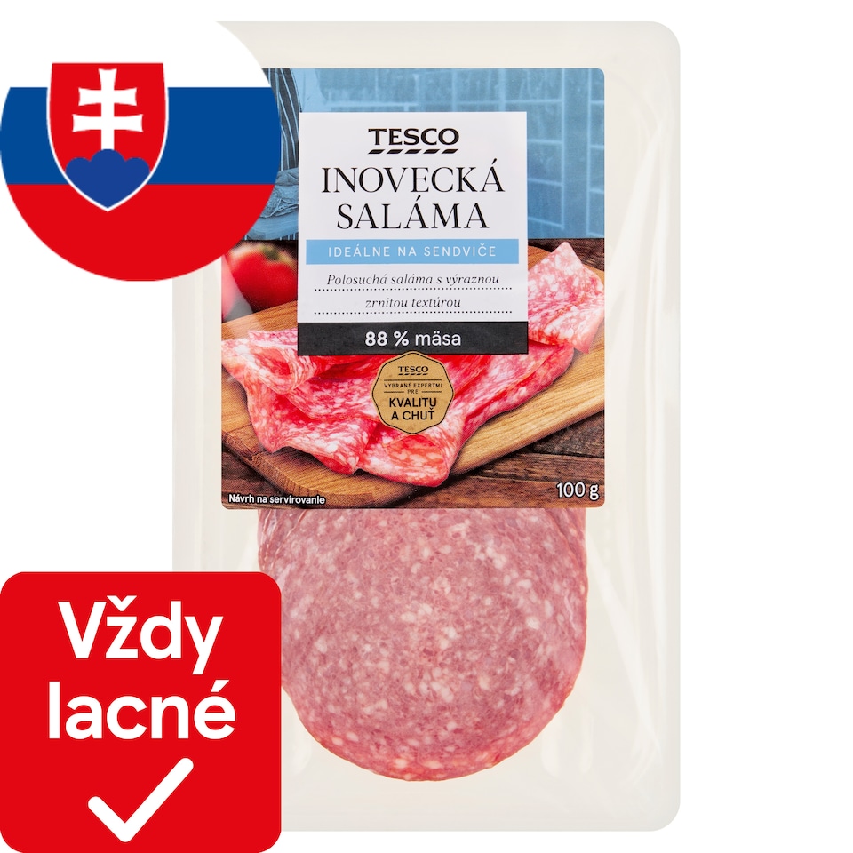 Tesco Inovecká saláma 100 g