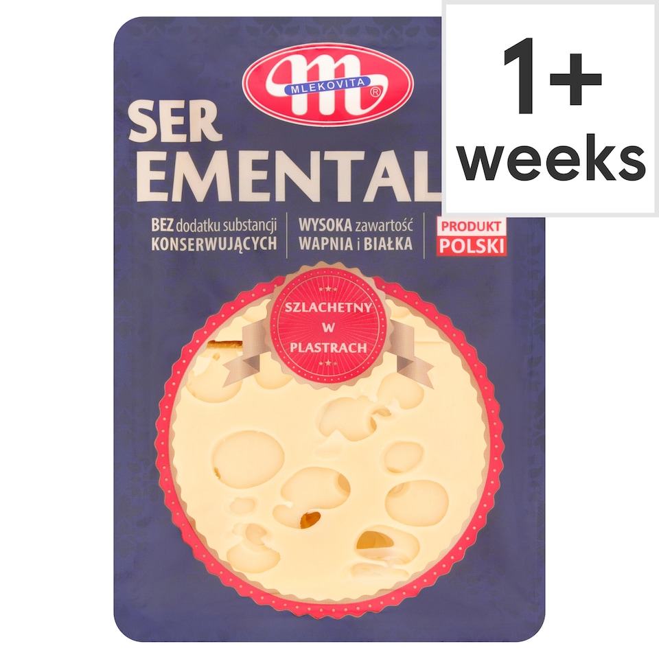 Mlekovita Ementaler Cheese Slices 500g