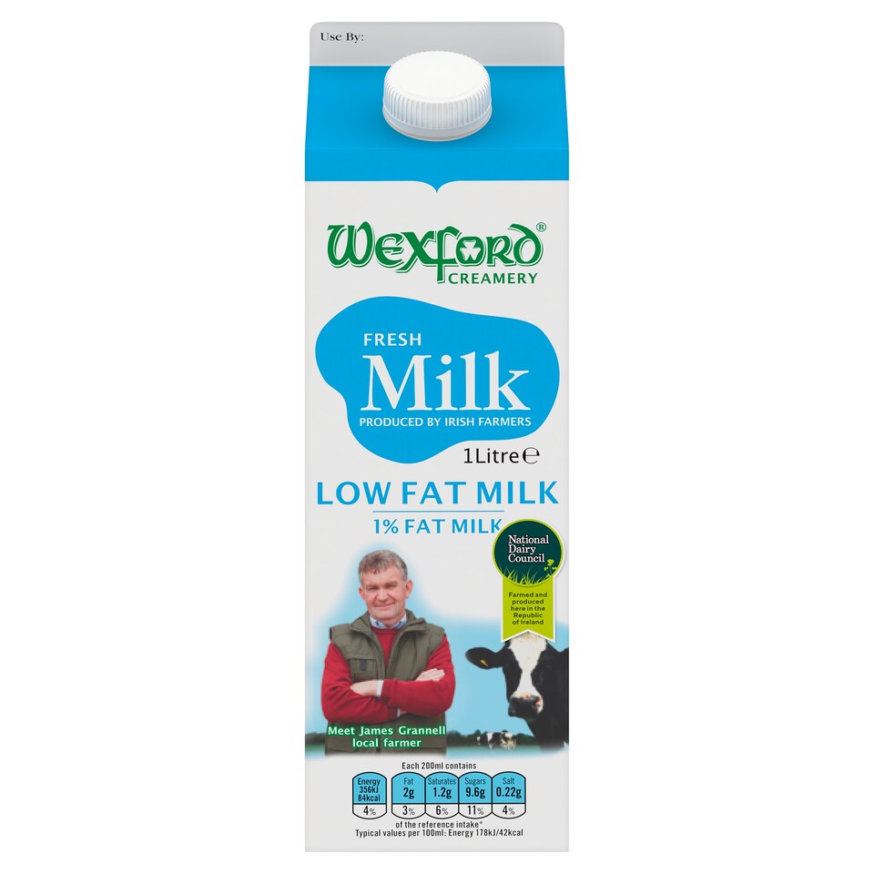 Wexford Creamery Low Fat Milk 1Litre