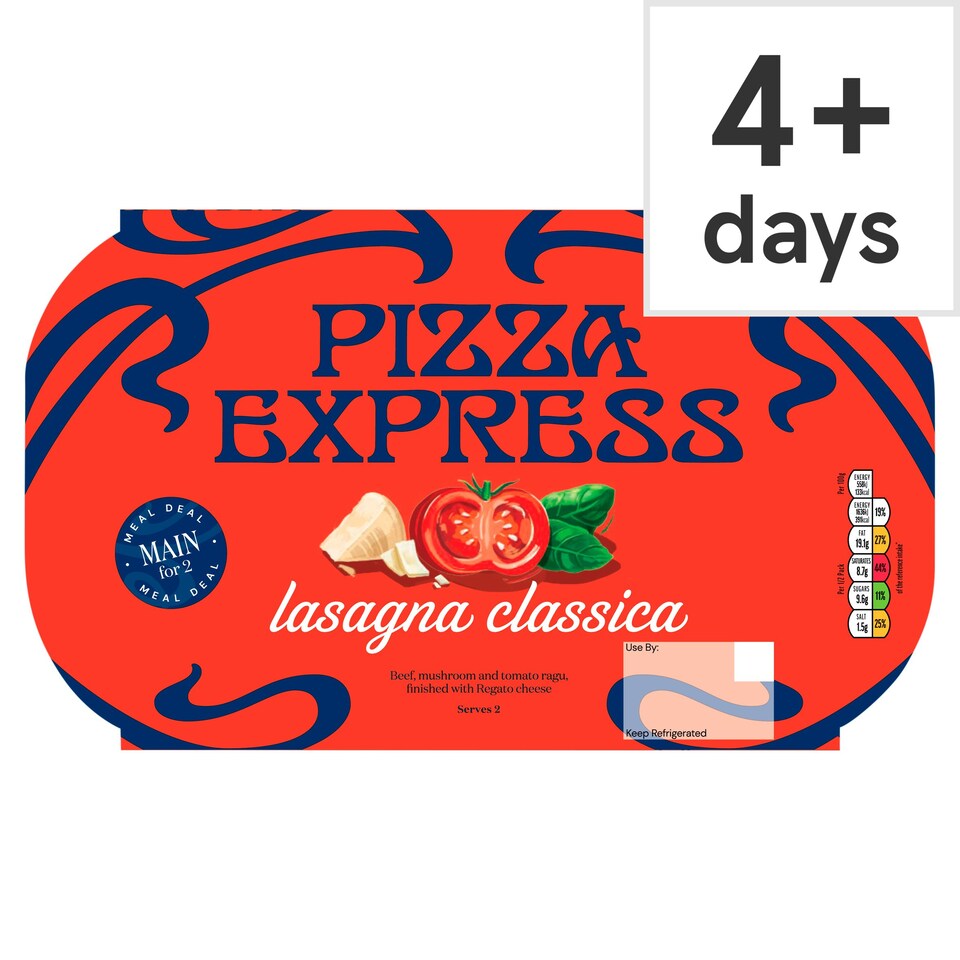 Pizza Express Lasagna Classica 640G Tesco Groceries