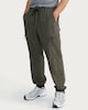 image 1 of 9 Peaks Elasticated Cargo Trousers in Khaki