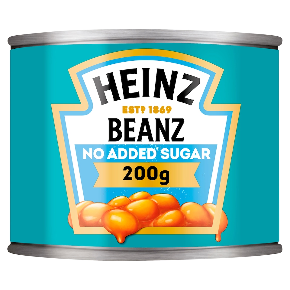 image 1 of Heinz Baked Beans No Added Sugar 200G