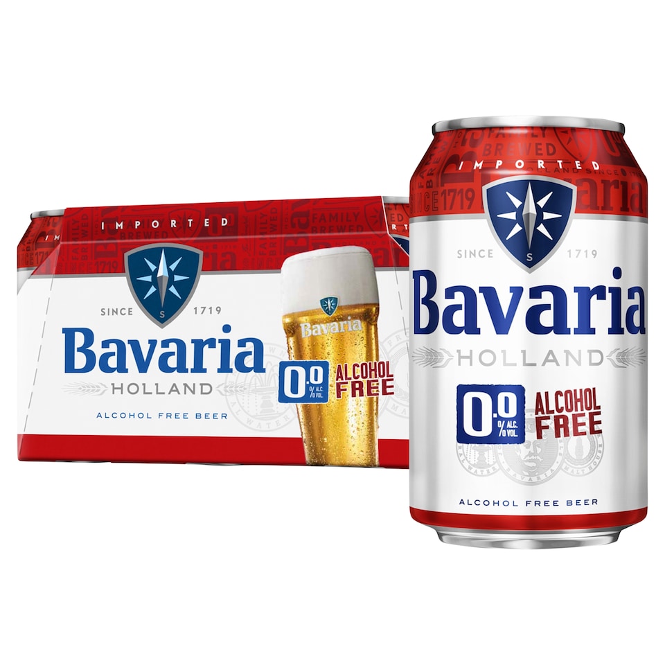 image 1 of Bavaria 0.0% Beer 8 X 330Ml