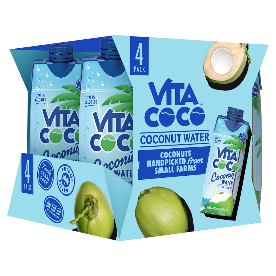 image 1 of Vita Coco Natural Coconut Water 4 X 330 Ml