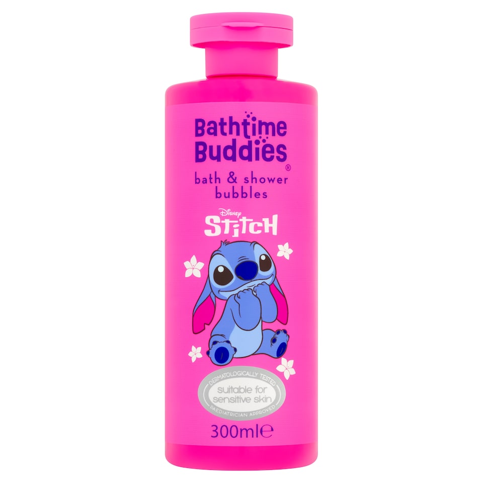 Bathtime Buddies Stitch bath & shower bubbles 300ml