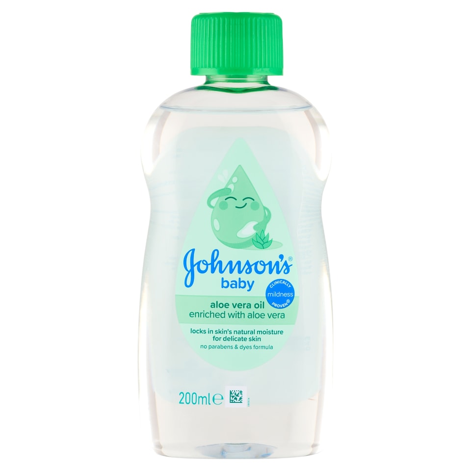 Johnson's aloe vera babaolaj 200 ml