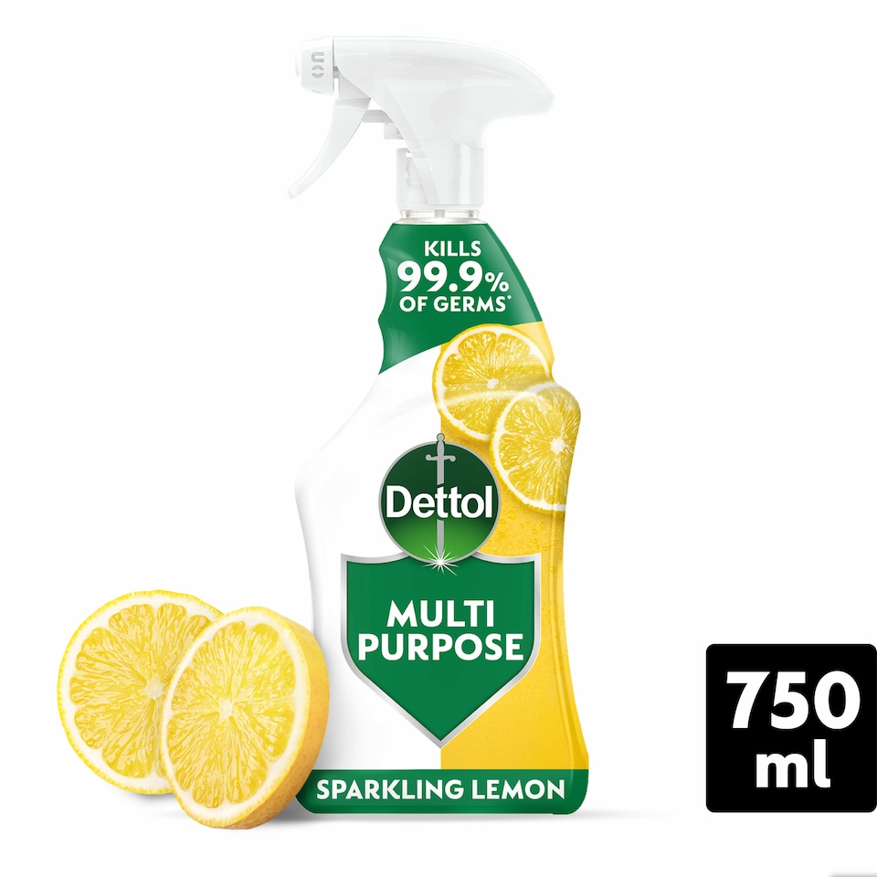 image 1 of Dettol Multipurpose Cleaning Spray Sparkling Lemon 750ml
