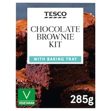 Tesco Chocolate Brownie Mix Kit 285G