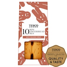 Tesco 10 Mini Gingerbread Men
