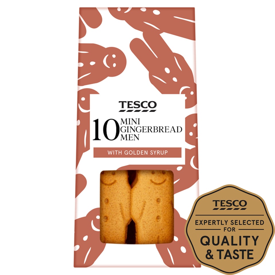 Tesco 10 Mini Gingerbread Men
