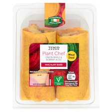 T.Plnt/Chf Onin Bhaji And Bombay Aloo Wrap 211G
