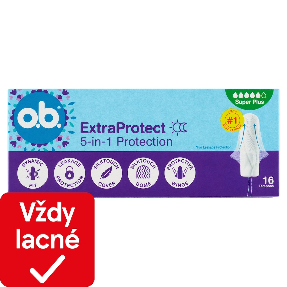 image 1 of O.B. ExtraProtect Super Plus Tampons 16 pcs