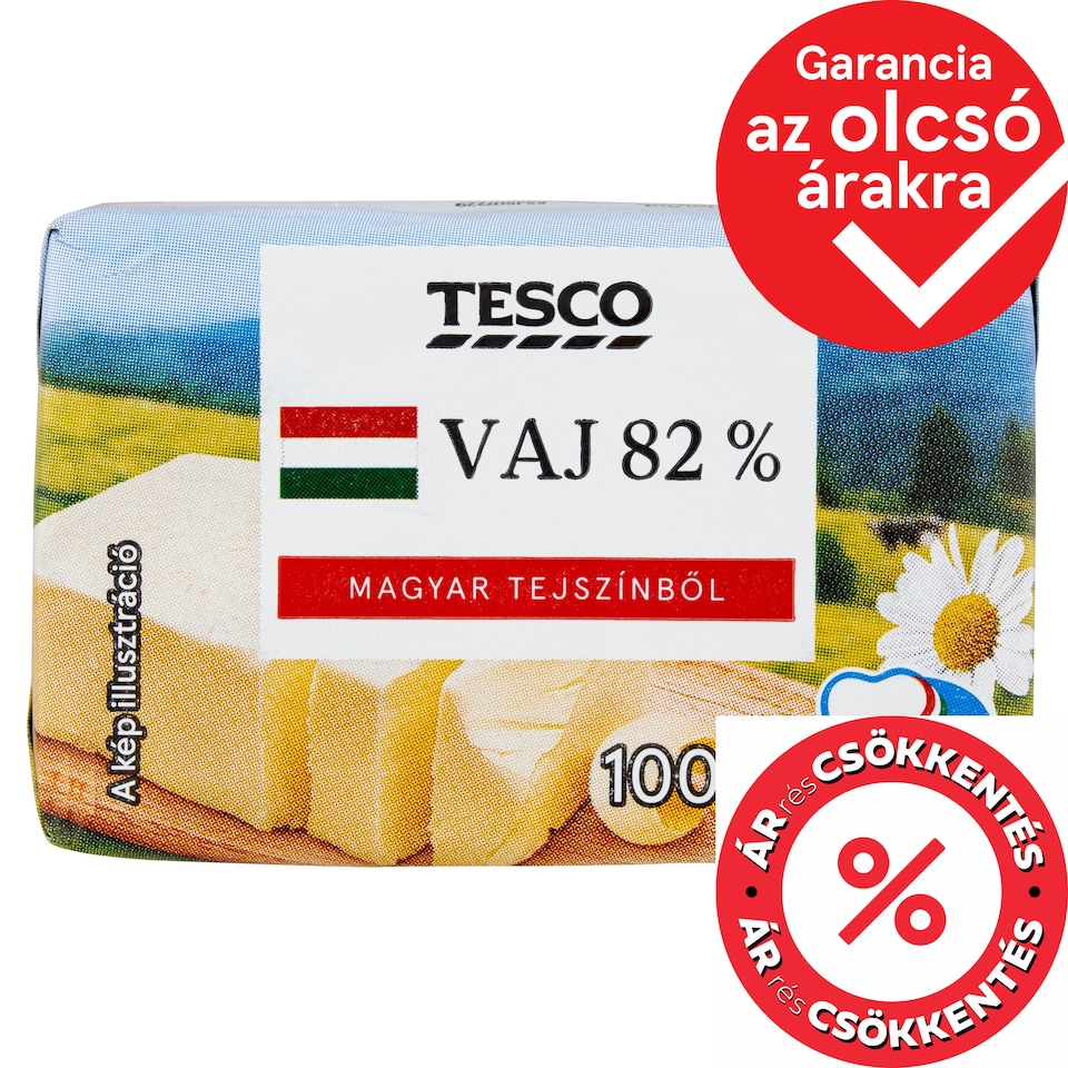 Tesco Butter 82% 100 g