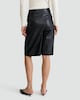 image 3 of F&F Faux Leather Jorts in Black