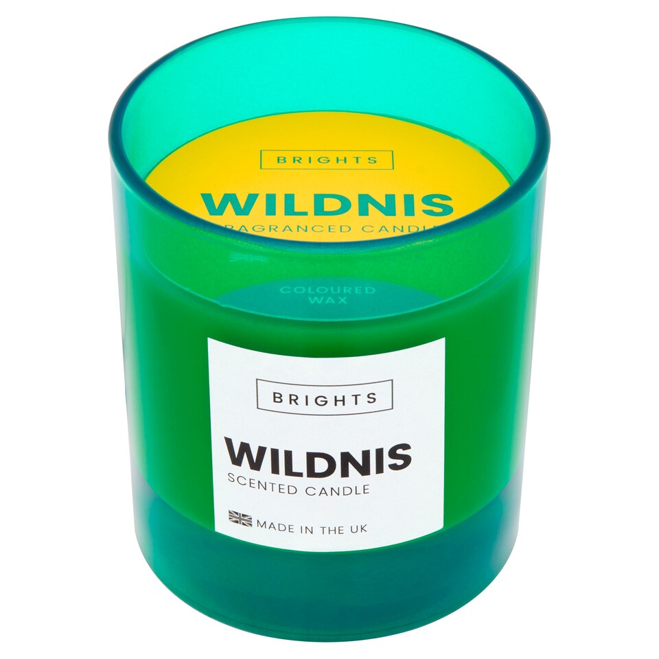 Wax Lyrical Bright Green Candle Wildnis 190G Tesco Groceries