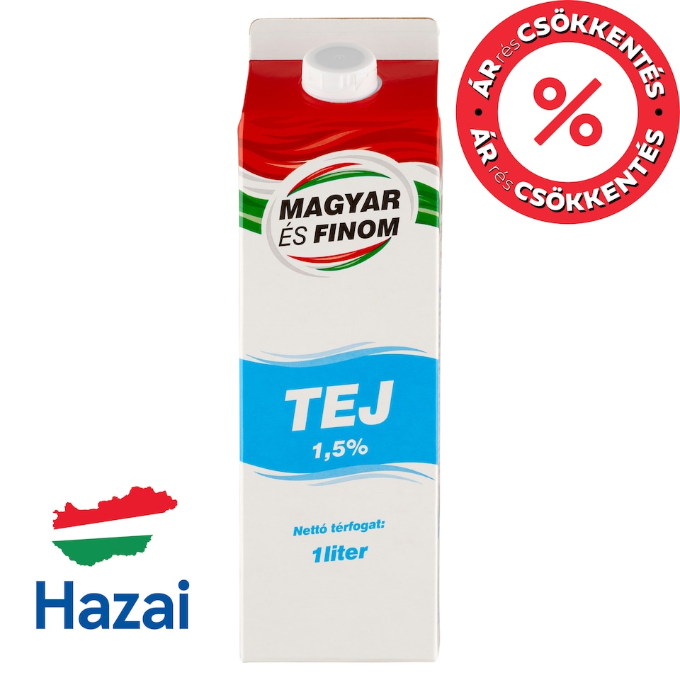 Magyar és Finom Milk 1,5% 1 l