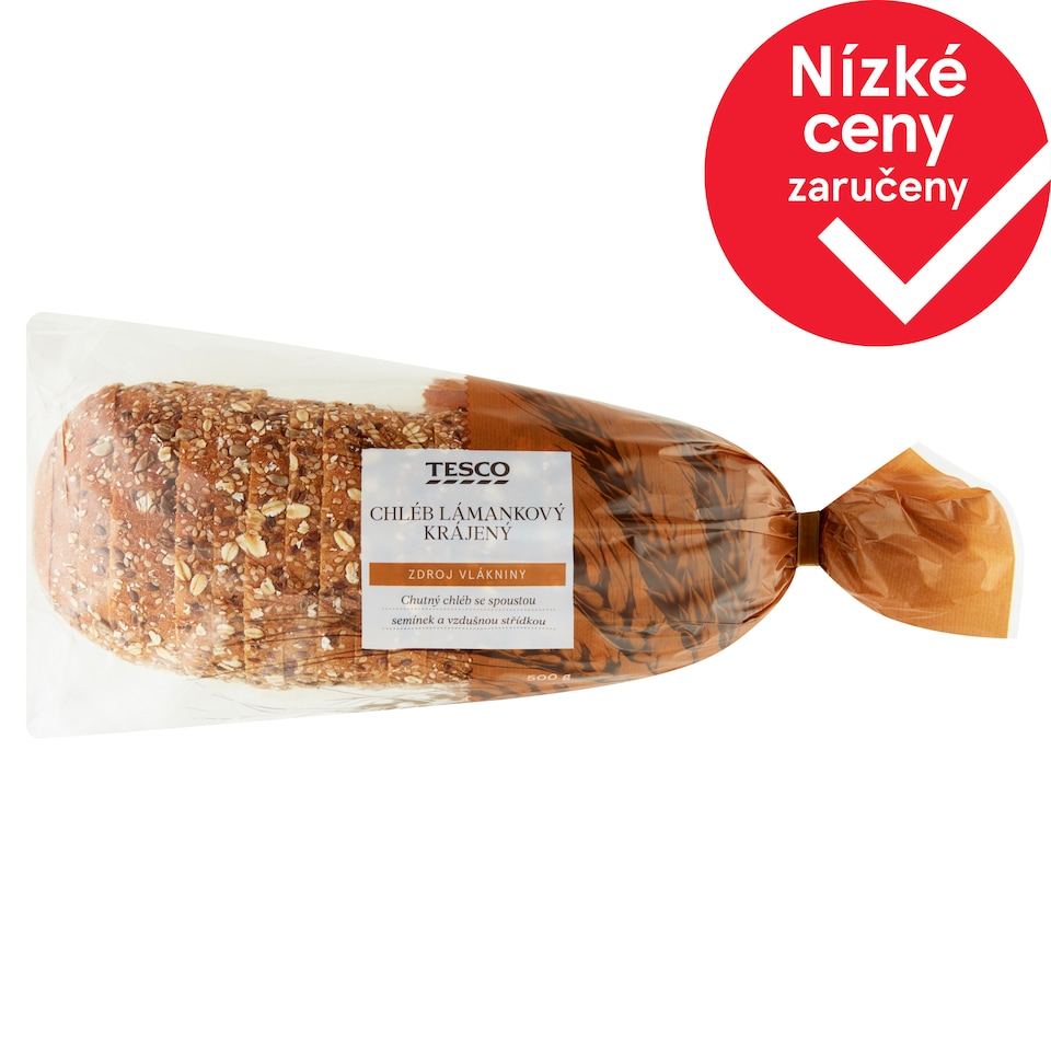 Tesco Chléb lámankový krájený 500g