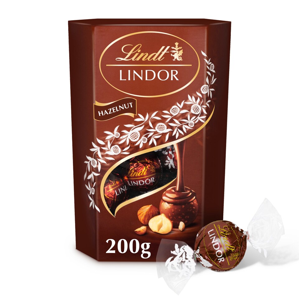image 1 of Lindt Lindor Hazelnut Truffle Carton 200G