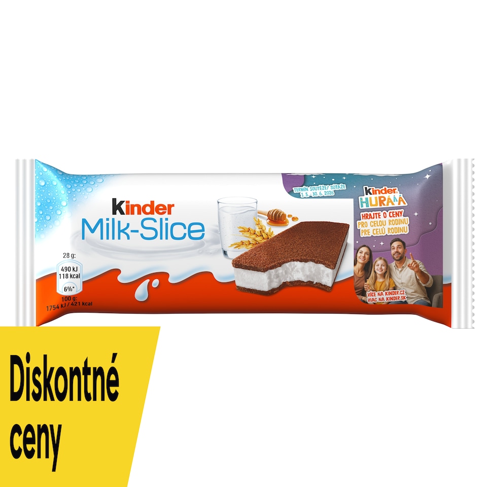 Kinder Milk Slice 28 g