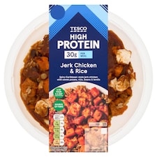 Tesco High Protein Jerk Chicken & Rice 400g
