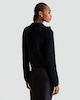 image 4 of The F&F Edit Textured Bow Detail Cardigan with Wool in Black