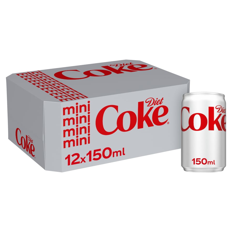 image 1 of Diet Coke 12 X 150Ml