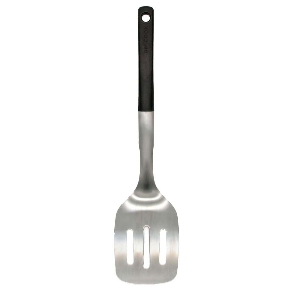 Go Cook Black Stainless Steel Turner
