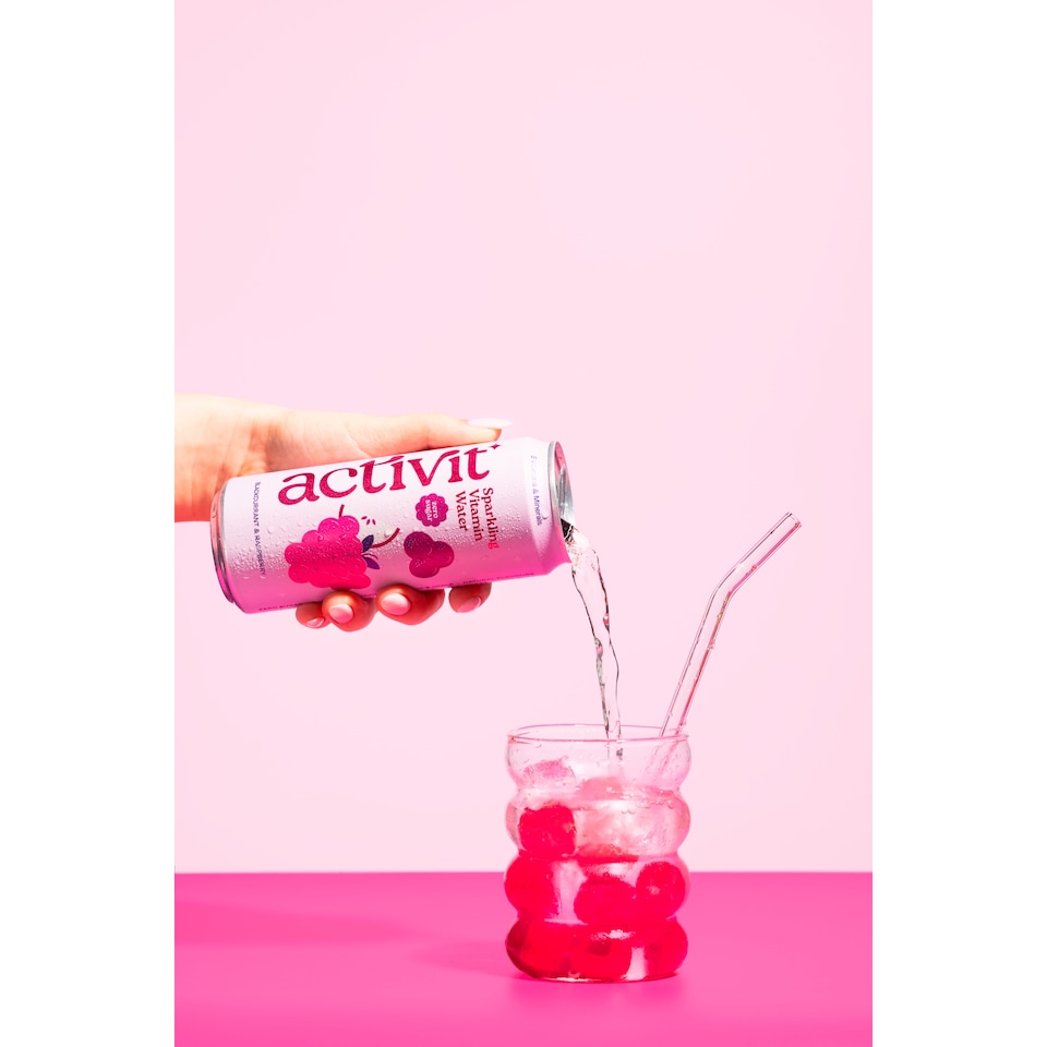 image 1 of Activit Drink Blackcurrant Apple & Raspberry 4X330ml
