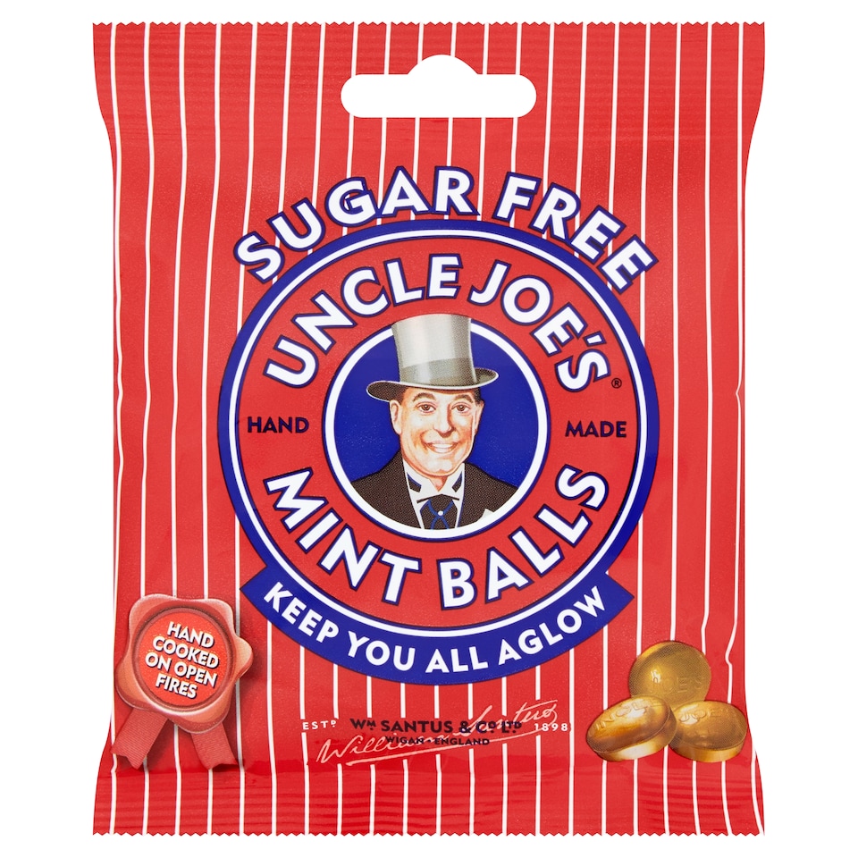 Uncle Joe's Sugar Free Mint Balls 60G