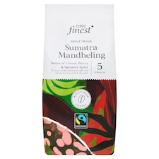 Tesco Finest Fairtrade Sumatra Mandheling Roasted Coffee Beans 227g 
