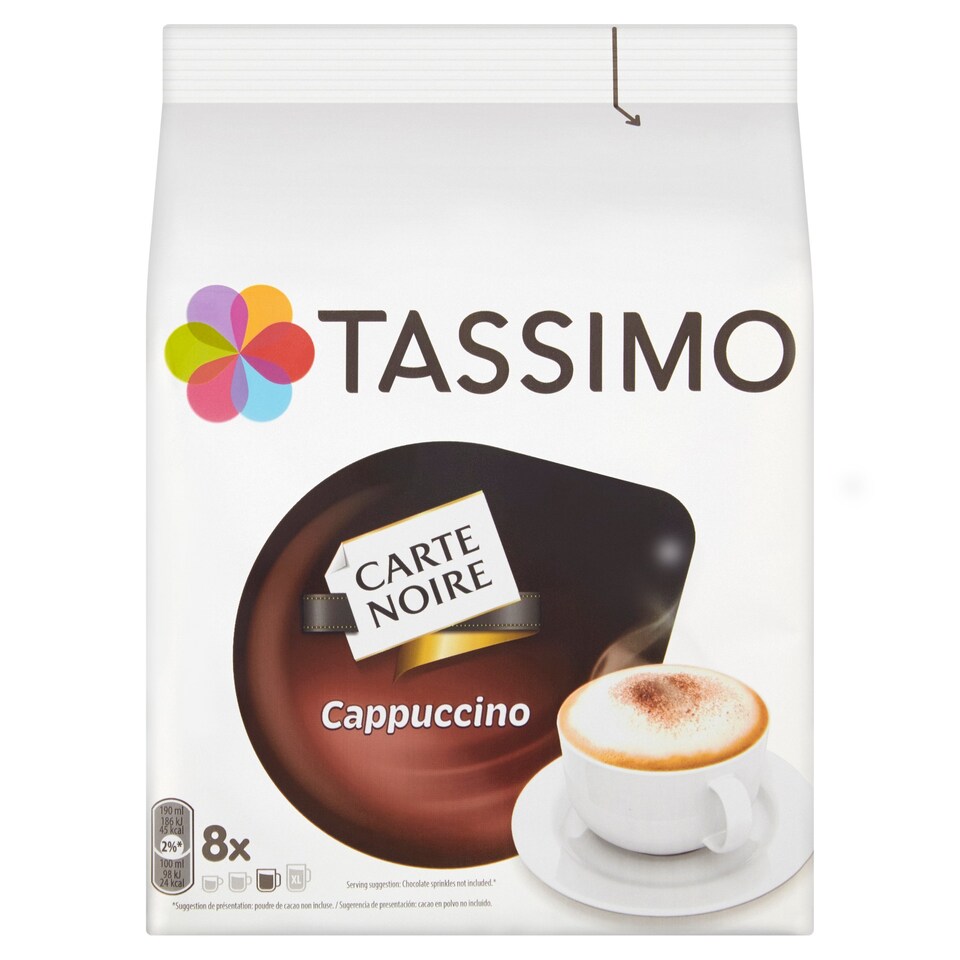image 1 of Tassimo Carte Noire Cappuccino Coffee Pods 8S 267.2G