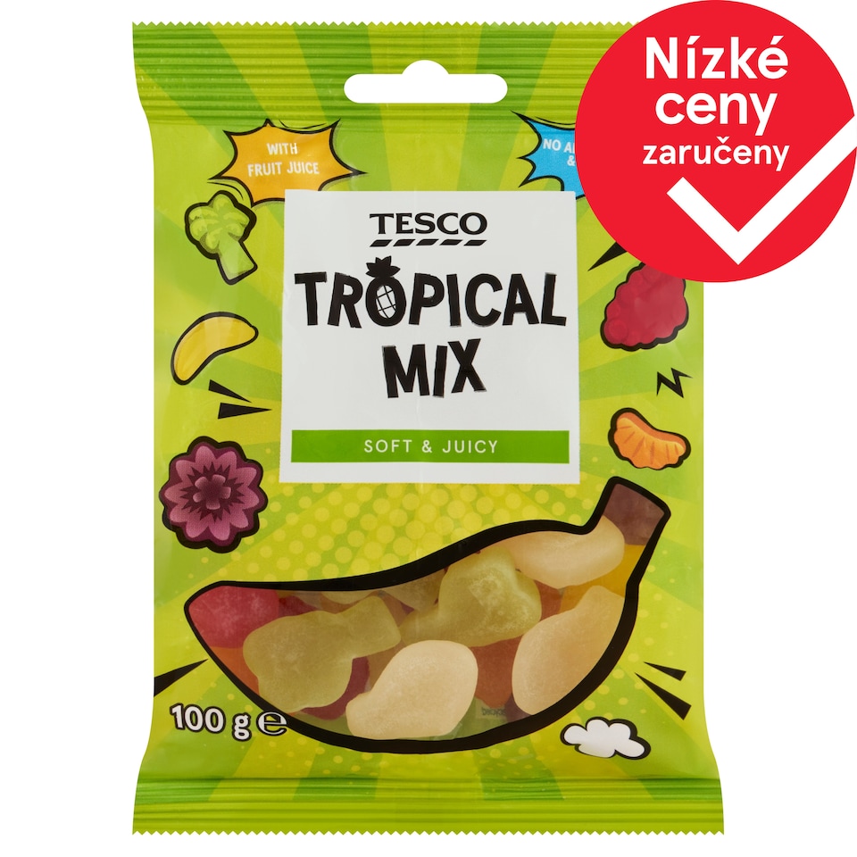 Tesco Želé s ovocnými příchutěmi 100g