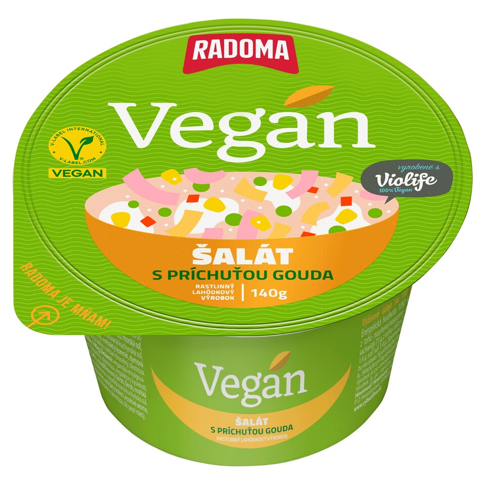 PRETO Radoma Vegan šalát s príchuťou gouda 140 g