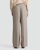 image 3 of The F&F Edit Checked Wide Leg Trousers in Brown