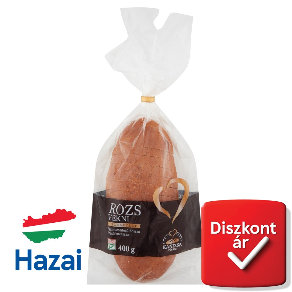 Kanizsa Pékség szeletelt rozs vekni 400 g