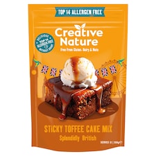 Creative Nature Free From Sticky Toffee Cake Mix 300g            