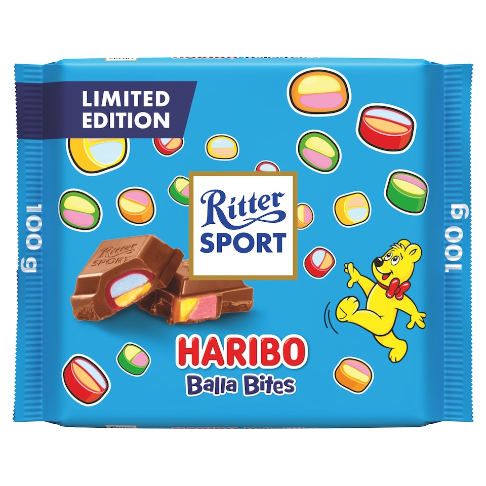 Ritter Sport Haribo Balla Bites Limited Edition 100g