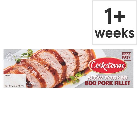 Cookstown Pork Fillet With Bbq Sauce 550G Tesco Groceries
