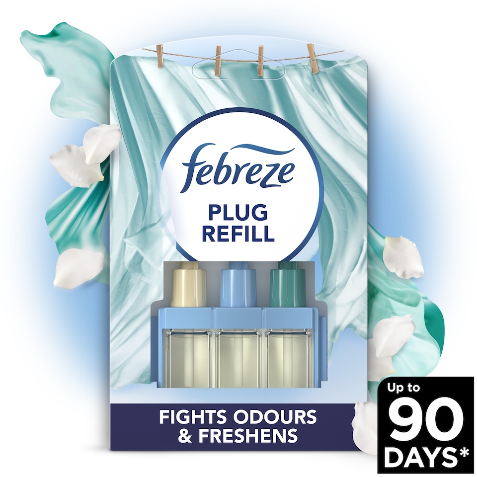 image 1 of Febreze 3Volution Plug-in Air Freshener Refill - Fresh Linen 20ml