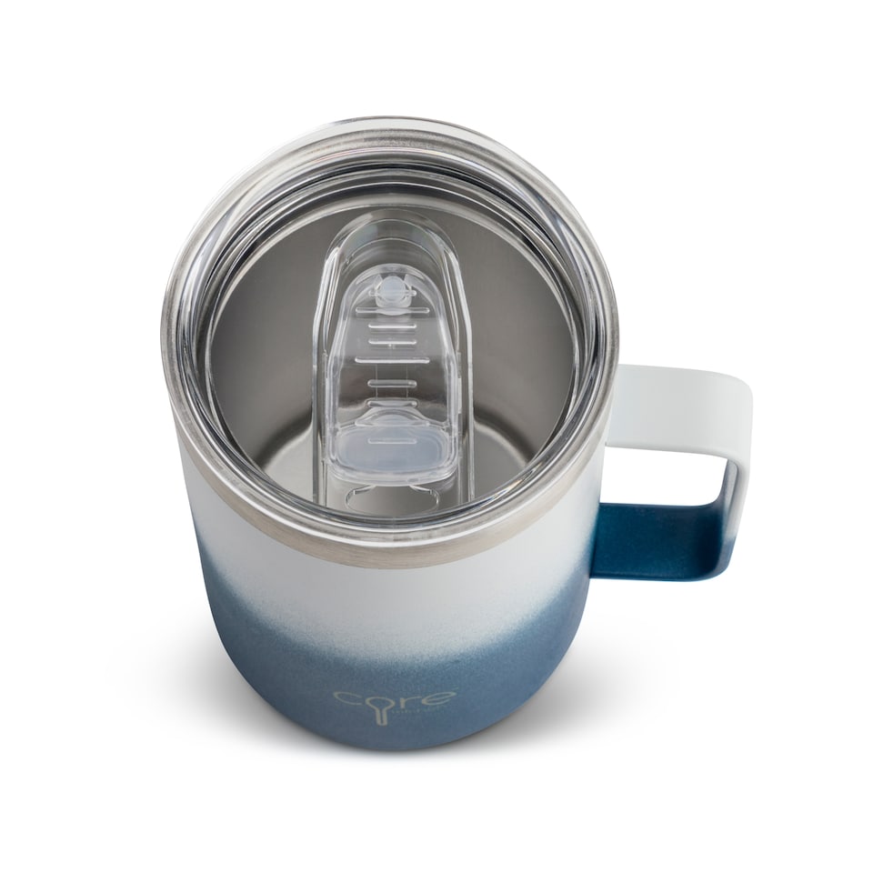 image 1 of Core Kitchen Blue Ombre Travel Mug 502Ml
