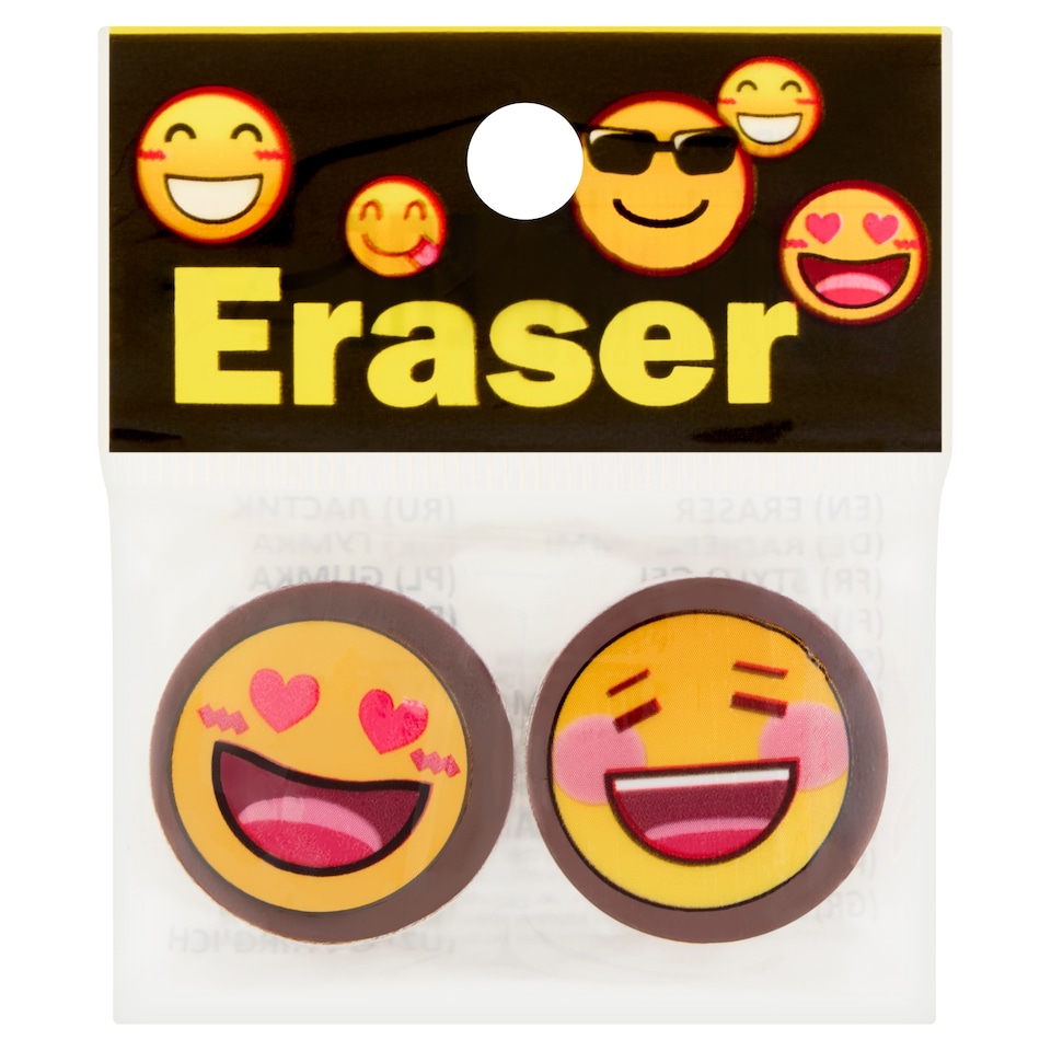 Emoji Eraser 2 pcs