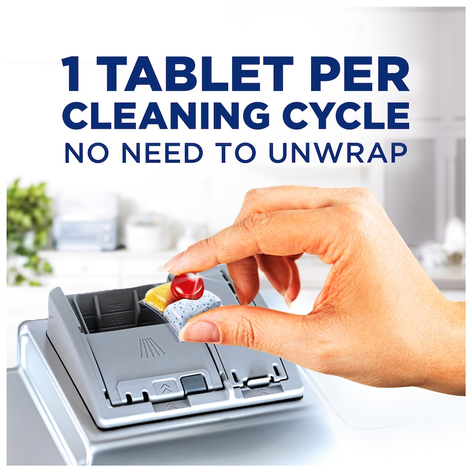 image 1 of Finish Quantum All in One Lemon 72 Dishwasher Tablets 748.8g