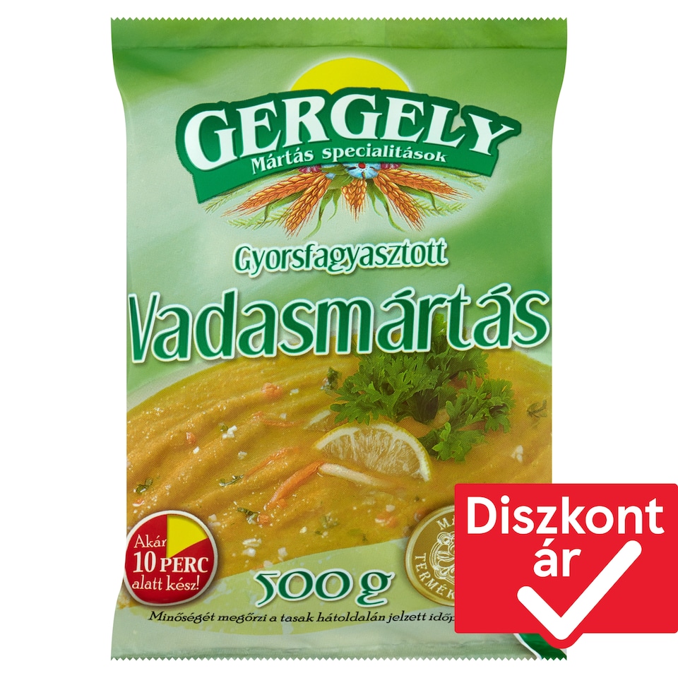 Gergely gyorsfagyasztott vadasmártás 500 g